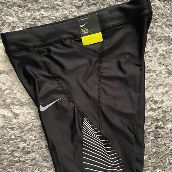 NWT Nike Power Speed Graphic Running Tight - Picture 5 of 9